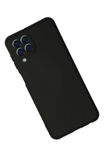 Mey İthalat®  Samsung Galaxy M33 Kılıf Nano içi Kadife Silikon - Siyah