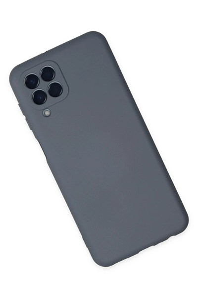 Mey İthalat®  Samsung Galaxy M33 Kılıf Nano içi Kadife Silikon - Gri