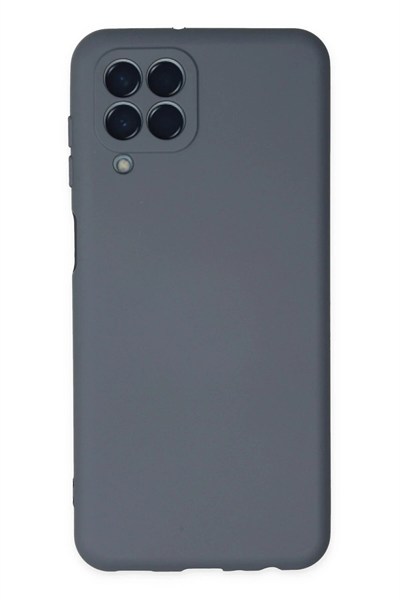 Mey İthalat®  Samsung Galaxy M33 Kılıf Nano içi Kadife Silikon - Gri