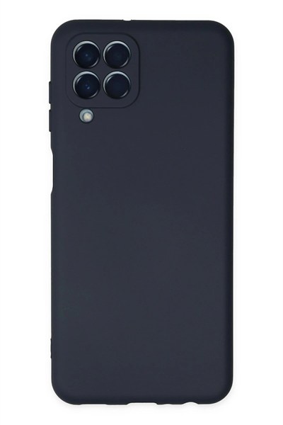 Mey İthalat®  Samsung Galaxy M33 Kılıf Nano içi Kadife Silikon - Lacivert