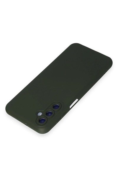Mey İthalat®  Samsung Galaxy M34 5G Kılıf Nano içi Kadife Silikon - Koyu Yeşil
