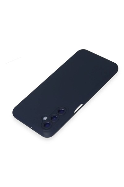 Mey İthalat®  Samsung Galaxy M34 5G Kılıf Nano içi Kadife Silikon - Lacivert