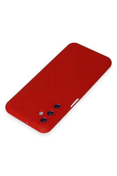 Mey İthalat®  Samsung Galaxy M34 5G Kılıf Nano içi Kadife Silikon - Kırmızı