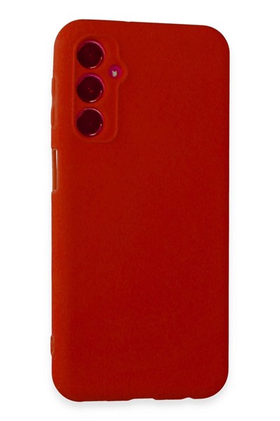 Mey İthalat®  Samsung Galaxy M34 5G Kılıf First Silikon - Kırmızı
