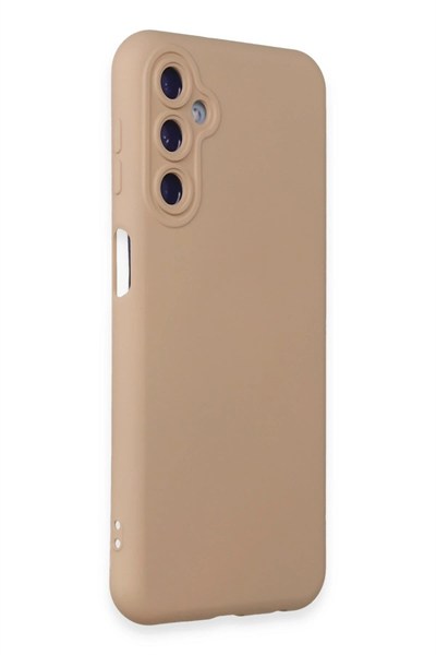 Mey İthalat®  Samsung Galaxy M34 5G Kılıf Nano içi Kadife Silikon - Pudra