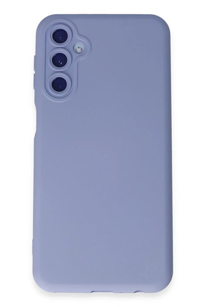 Mey İthalat®  Samsung Galaxy M34 5G Kılıf Nano içi Kadife Silikon - Lila