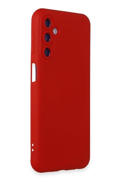 Mey İthalat®  Samsung Galaxy M34 5G Kılıf Nano içi Kadife Silikon - Kırmızı