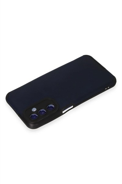 Mey İthalat®  Samsung Galaxy M34 5G Kılıf Loop Deri Silikon - Lacivert