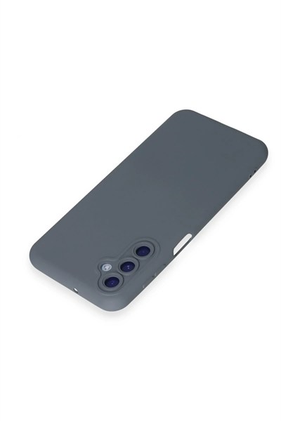 Mey İthalat®  Samsung Galaxy M34 5G Kılıf Nano içi Kadife Silikon - Gri
