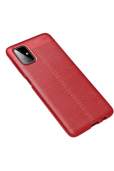 Mey İthalat®  Samsung Galaxy M51 Kılıf Auto Focus Kapak - Kırmızı