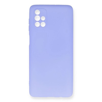 Mey İthalat®  Samsung Galaxy M51 Kılıf First Silikon - Lila
