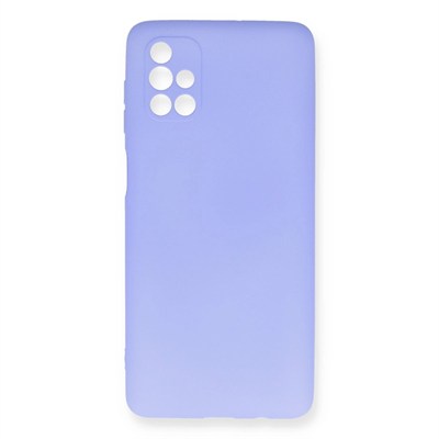 Mey İthalat®  Samsung Galaxy M51 Kılıf First Silikon - Lila
