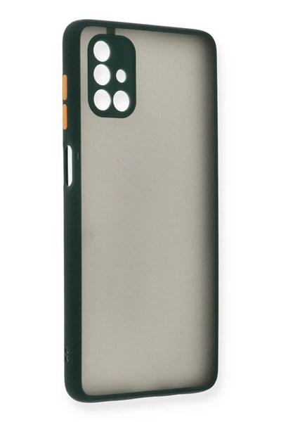Mey İthalat®  Samsung Galaxy M51 Kılıf Montreal Silikon Kapak - Yeşil