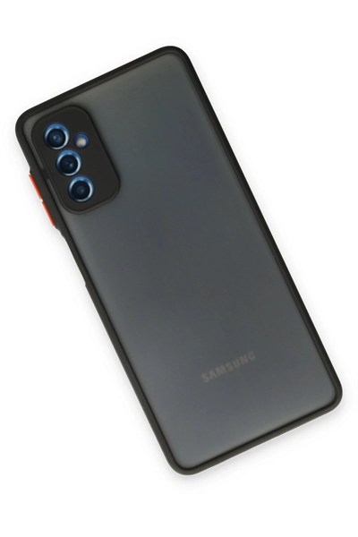 Mey İthalat®  Samsung Galaxy M52 5G Kılıf Montreal Silikon Kapak - Siyah
