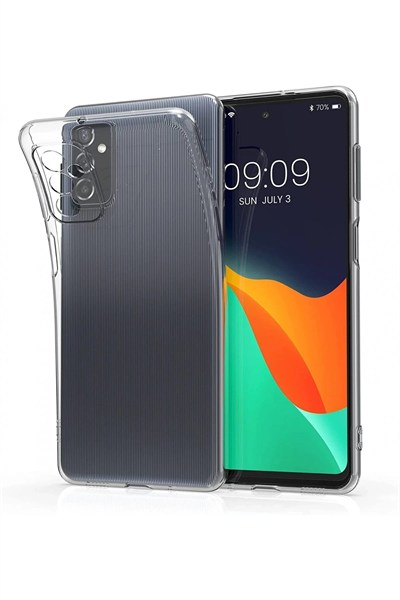 Mey İthalat®  Samsung Galaxy M52 5G Kılıf Lüx Şeffaf Silikon