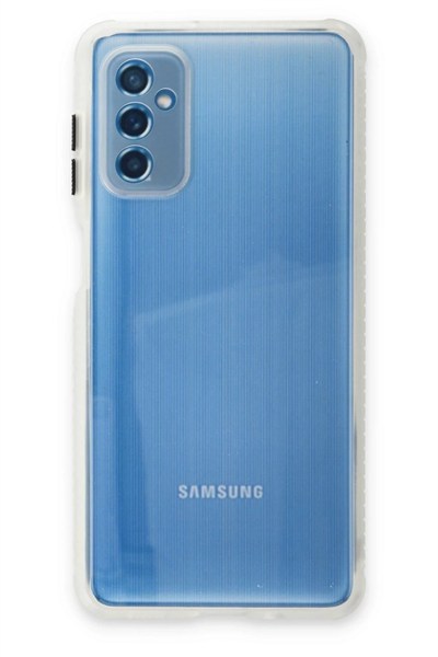 Mey İthalat®  Samsung Galaxy M52 5G Kılıf Miami Şeffaf Silikon - Şeffaf