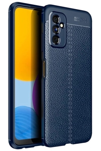 Mey İthalat®  Samsung Galaxy M52 5G Kılıf Auto Focus Kapak - Lacivert