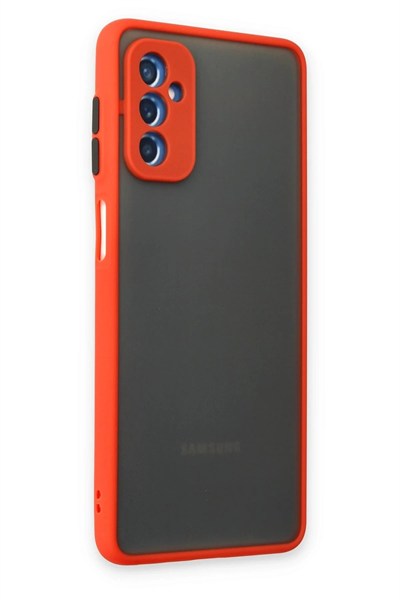 Mey İthalat®  Samsung Galaxy M52 5G Kılıf Montreal Silikon Kapak - Kırmızı