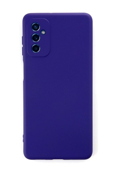 Mey İthalat®  Samsung Galaxy M52 5G Kılıf Nano içi Kadife Silikon - Mor