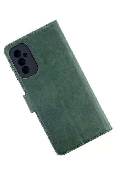 Mey İthalat®  Samsung Galaxy M52 5G Kılıf Trend S Plus Kapaklı Kılıf - Yeşil