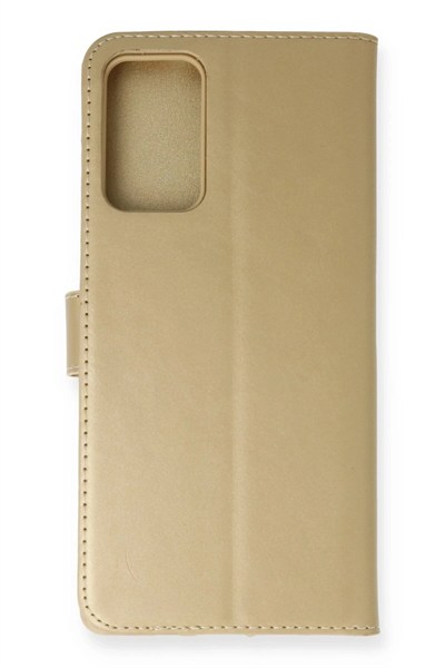 Mey İthalat®  Samsung Galaxy Note 20 Kılıf Trend S Plus Kapaklı Kılıf - Gold
