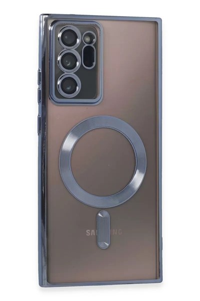 Mey İthalat®  Samsung Galaxy Note 20 Ultra Kılıf Kross Magneticsafe Kapak - Sierra Blue