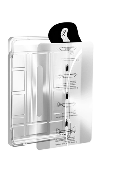 Mey İthalat®  Samsung Galaxy P610 Tab S6 Lite 10.4 Magic Tablet Cam Ekran Koruyucu - Şeffaf