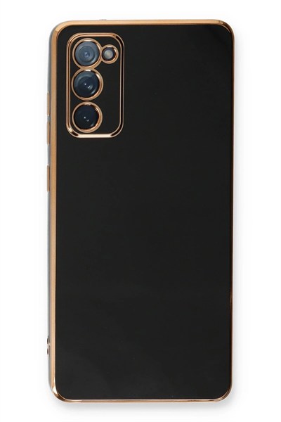Mey İthalat®  Samsung Galaxy S20 FE Kılıf Volet Silikon - Siyah