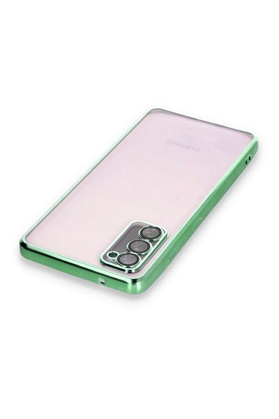 Mey İthalat®  Samsung Galaxy S20 FE Kılıf  Lensli Silikon - Yeşil