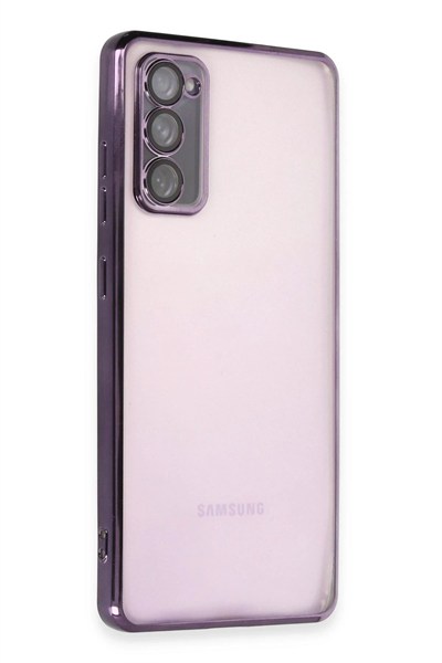 Mey İthalat®  Samsung Galaxy S20 FE Kılıf  Lensli Silikon - Mor