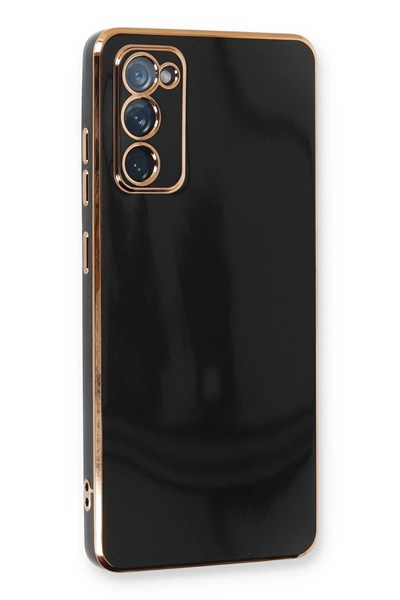 Mey İthalat®  Samsung Galaxy S20 FE Kılıf Volet Silikon - Siyah