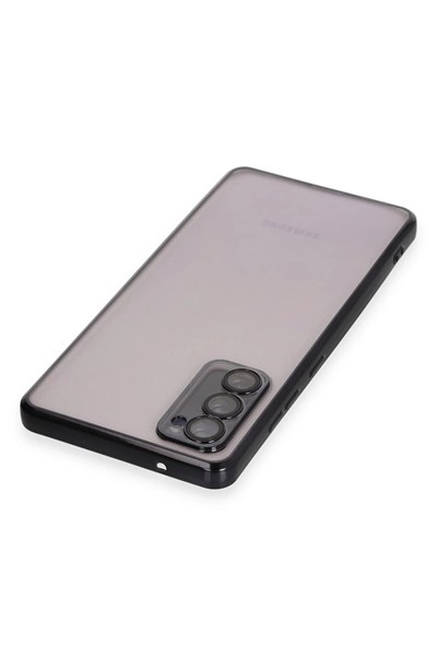 Mey İthalat®  Samsung Galaxy S20 FE Kılıf  Lensli Silikon - Siyah