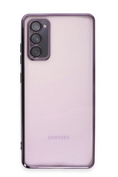 Mey İthalat®  Samsung Galaxy S20 FE Kılıf  Lensli Silikon - Mor