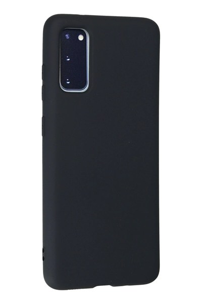 Mey İthalat®  Samsung Galaxy S20 Kılıf Nano içi Kadife Silikon - Lacivert