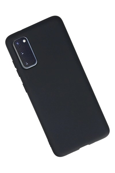Mey İthalat®  Samsung Galaxy S20 Kılıf Nano içi Kadife Silikon - Lacivert