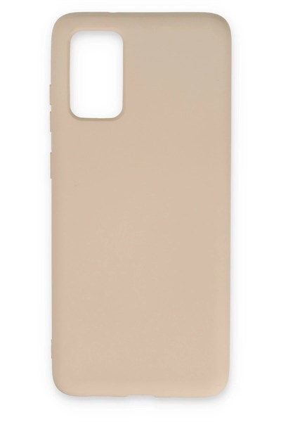 Mey İthalat®  Samsung Galaxy S20 Kılıf Nano içi Kadife Silikon - Pudra
