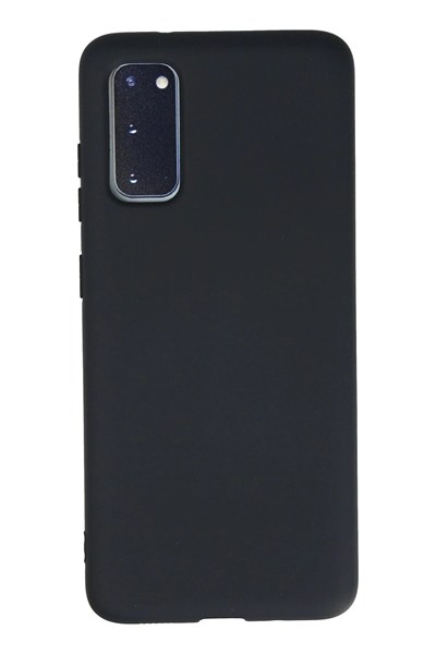 Mey İthalat®  Samsung Galaxy S20 Kılıf Nano içi Kadife Silikon - Lacivert
