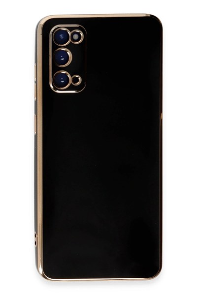 Mey İthalat®  Samsung Galaxy S20 Kılıf Volet Silikon - Siyah