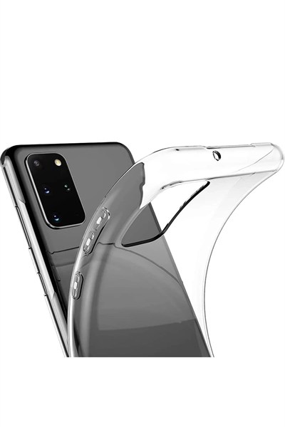 Mey İthalat®  Samsung Galaxy S20 Plus Kılıf Lüx Şeffaf Silikon