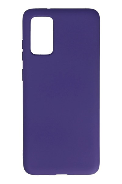 Mey İthalat®  Samsung Galaxy S20 Plus Kılıf Nano içi Kadife Silikon - Mor