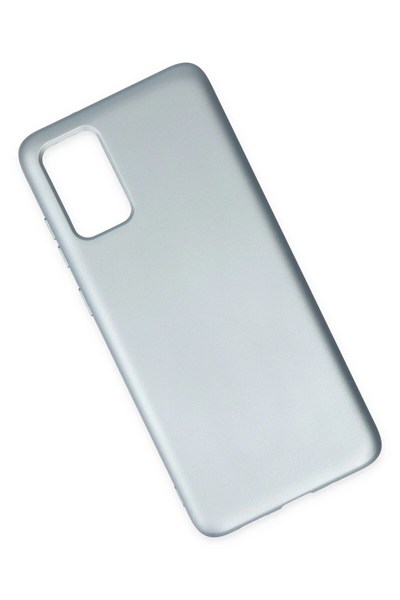 Mey İthalat®  Samsung Galaxy S20 Plus Kılıf Nano içi Kadife Silikon - Sky Blue
