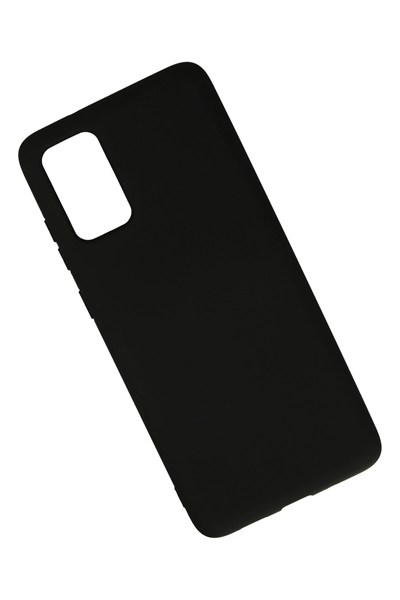 Mey İthalat®  Samsung Galaxy S20 Plus Kılıf Nano içi Kadife Silikon - Siyah