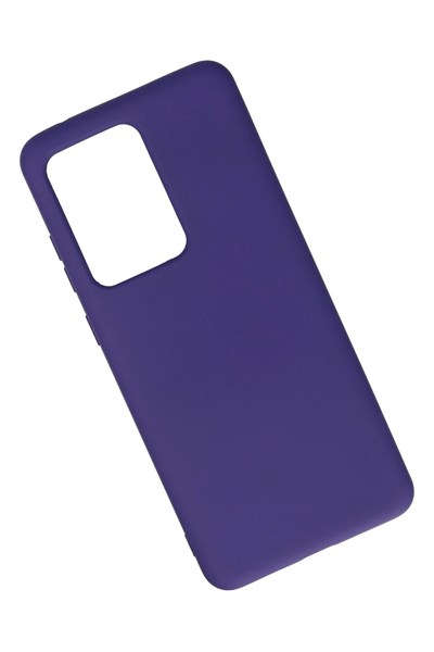 Mey İthalat®  Samsung Galaxy S20 Ultra Kılıf Nano içi Kadife Silikon - Mor