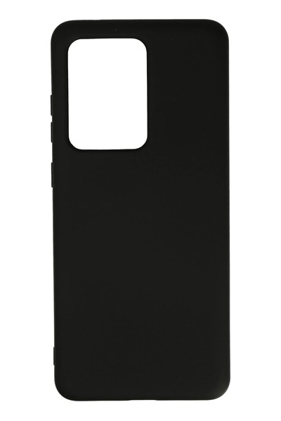 Mey İthalat®  Samsung Galaxy S20 Ultra Kılıf Nano içi Kadife Silikon - Siyah