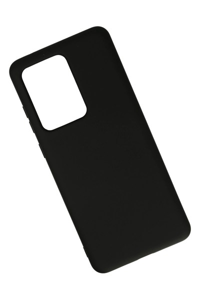 Mey İthalat®  Samsung Galaxy S20 Ultra Kılıf Nano içi Kadife Silikon - Siyah