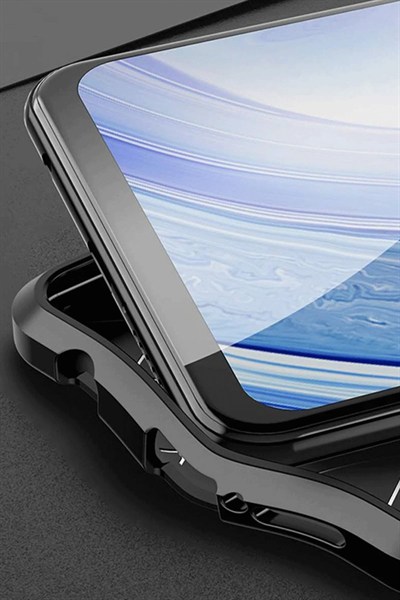 Mey İthalat®  Samsung Galaxy S21 FE Kılıf Auto Focus Kapak - Kırmızı