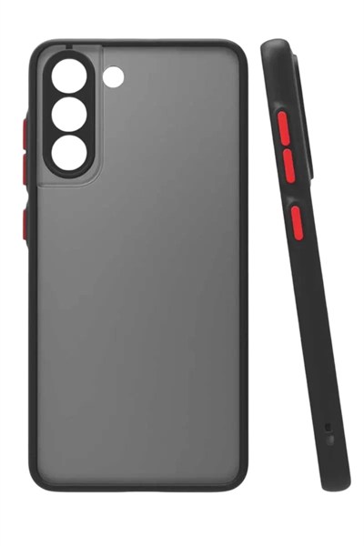 Mey İthalat®  Samsung Galaxy S21 FE Kılıf Montreal Silikon Kapak - Siyah