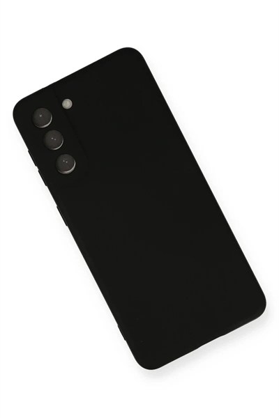 Mey İthalat®  Samsung Galaxy S21 FE Kılıf Nano içi Kadife Silikon - Siyah