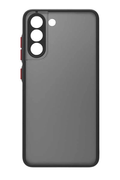 Mey İthalat®  Samsung Galaxy S21 FE Kılıf Montreal Silikon Kapak - Siyah