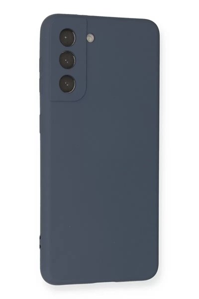 Mey İthalat®  Samsung Galaxy S21 Kılıf Nano içi Kadife Silikon - Gri